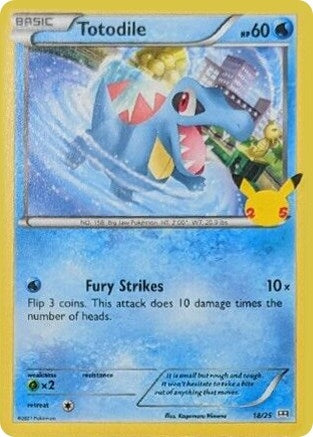 Image for Totodile (018/025) (M21) - Pokemon