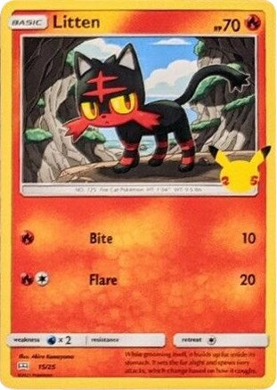 Image for Litten (015/025) (M21) - Pokemon