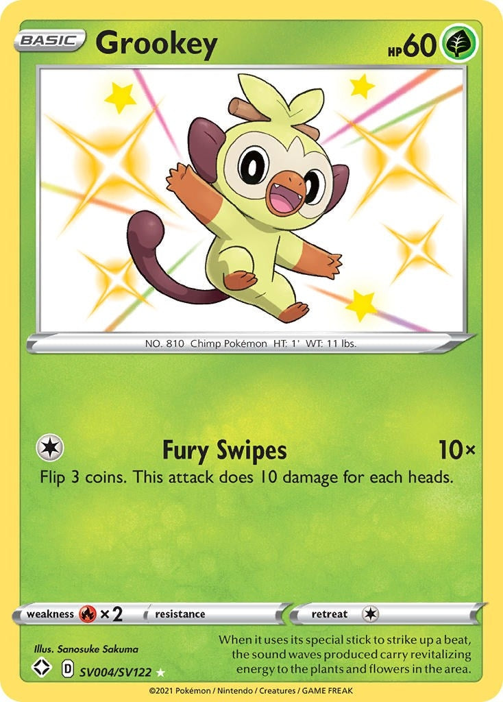 Image for Grookey (SV004/SV122) (SHFSV) - Pokemon