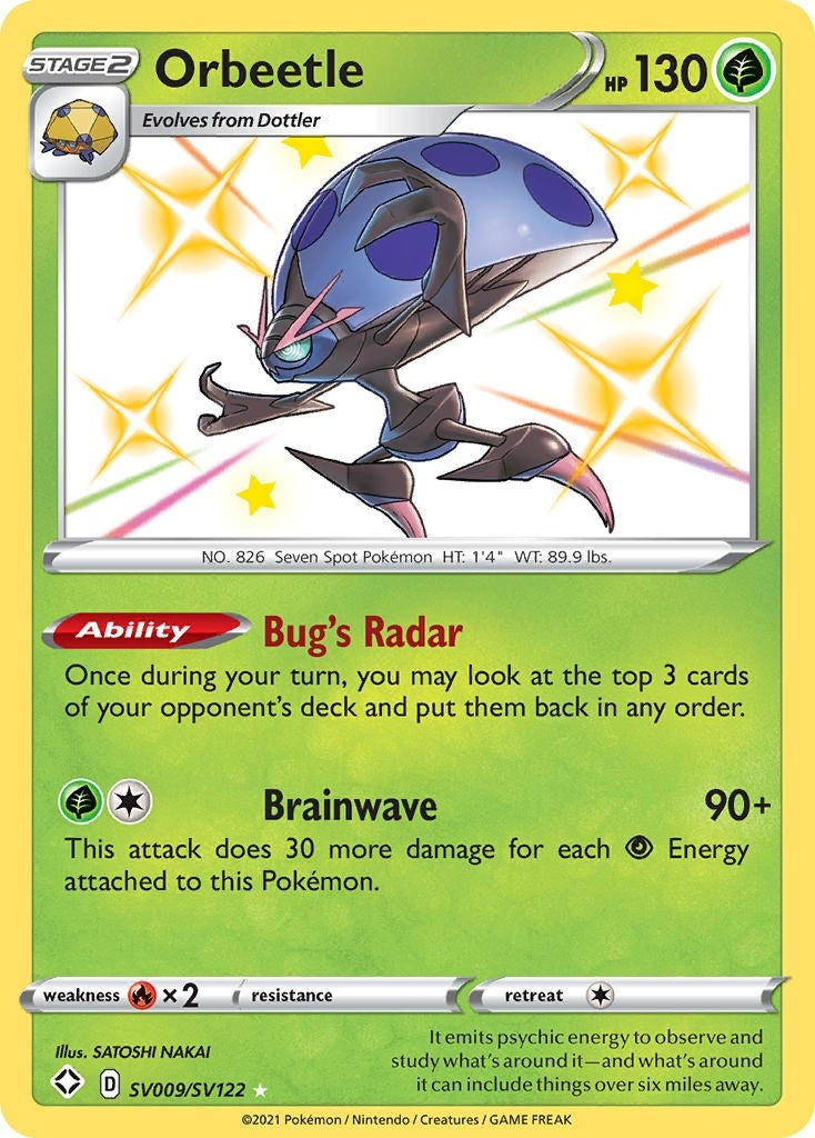 Image for Orbeetle (SV009/SV122) (SHFSV) - Pokemon