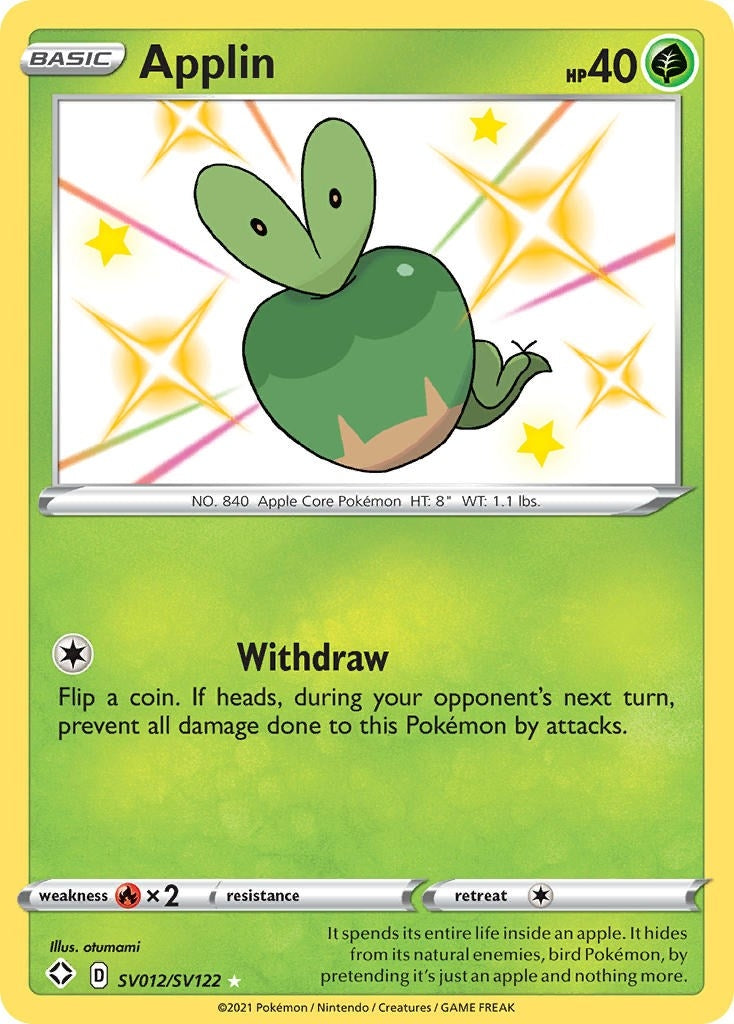 Image for Applin (SV012/SV122) (SHFSV) - Pokemon