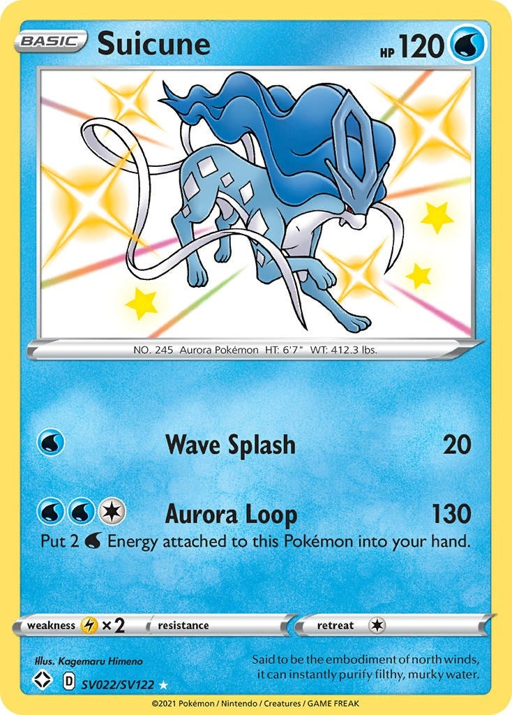 Image for Suicune (SV022/SV122) (SHFSV) - Pokemon