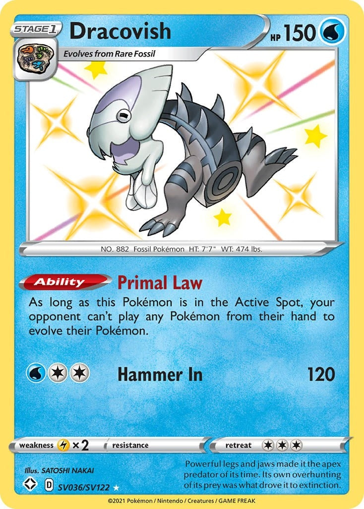 Image for Dracovish (SV036/SV122) (SHFSV) - Pokemon