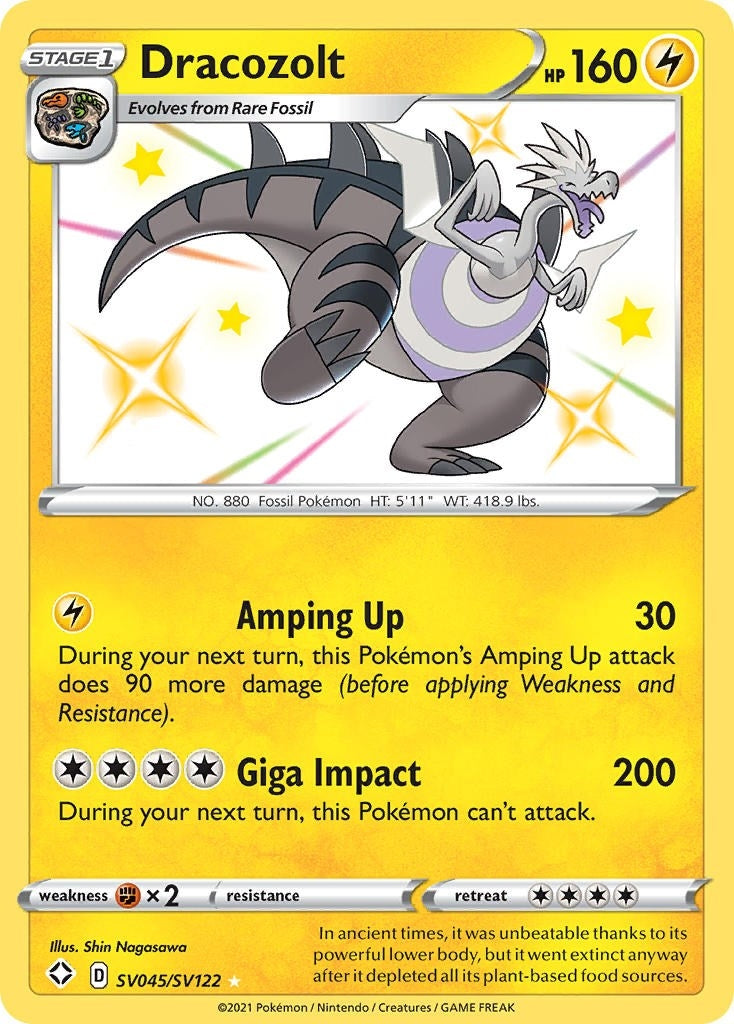 Image for Dracozolt (SV045/SV122) (SHFSV) - Pokemon