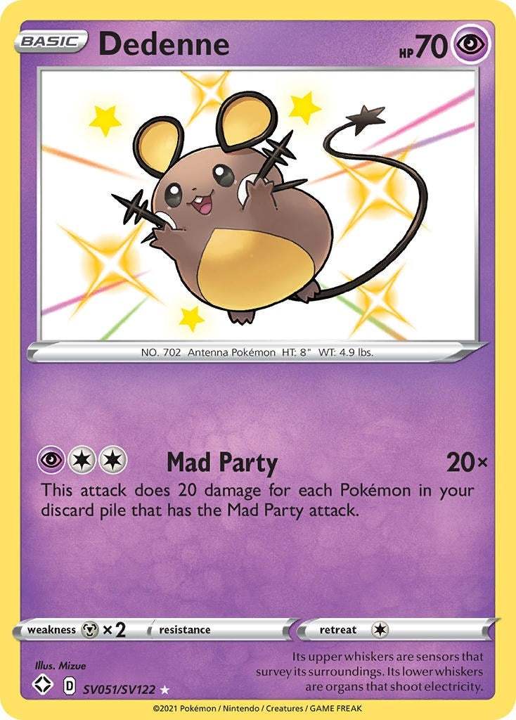 Image for Dedenne (SV051/SV122) (SHFSV) - Pokemon