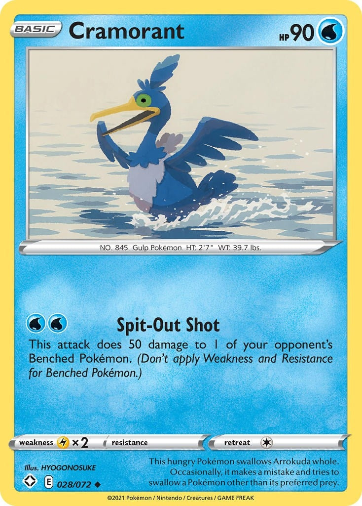 Image for Cramorant (028/072) (SHF) - Pokemon