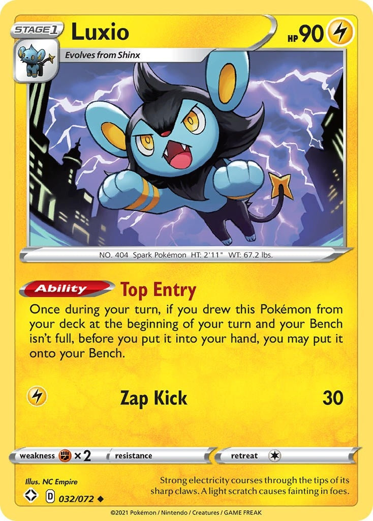Image for Luxio (032/072) (SHF) - Pokemon