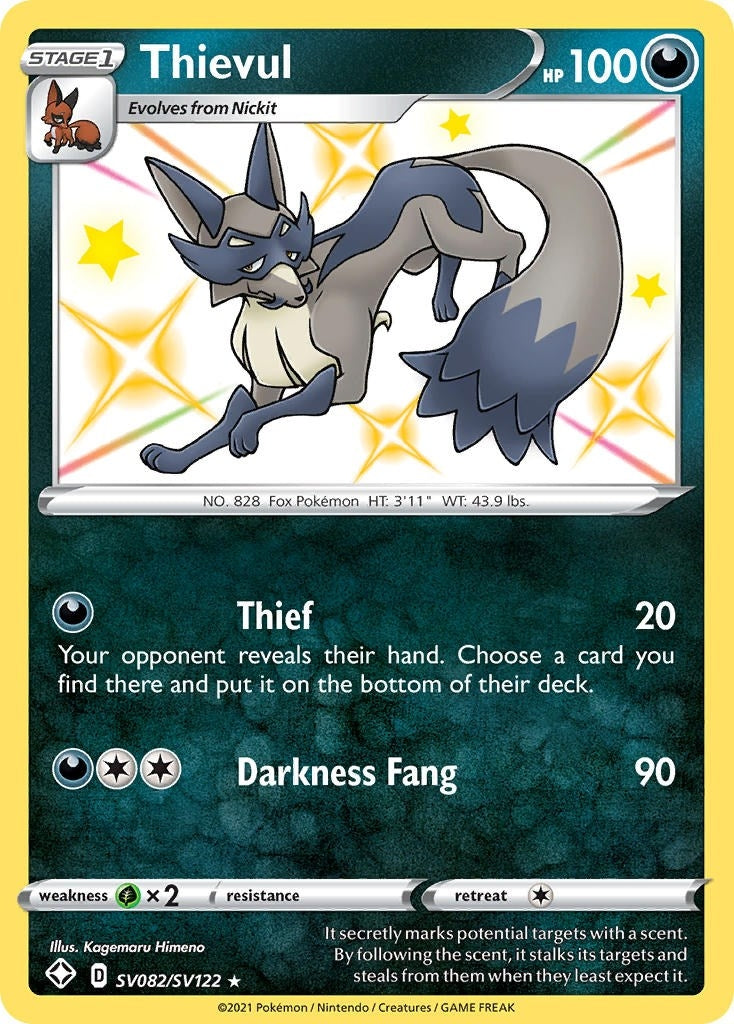 Image for Thievul (SV082/SV122) (SHFSV) - Pokemon