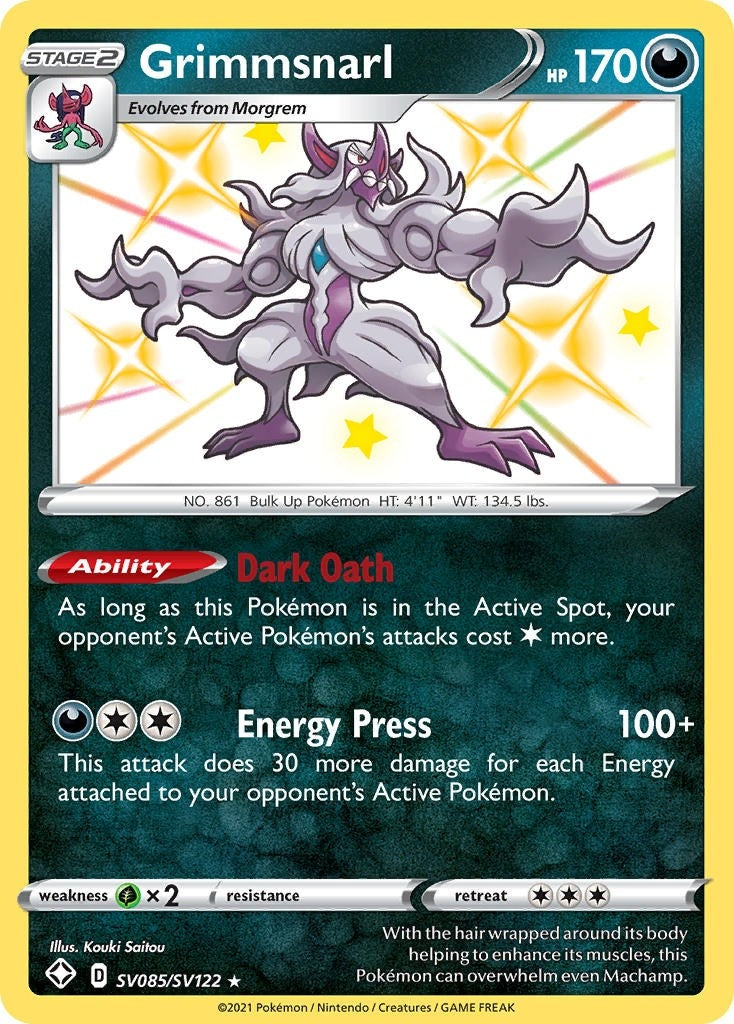 Image for Grimmsnarl (SV085/SV122) (SHFSV) - Pokemon