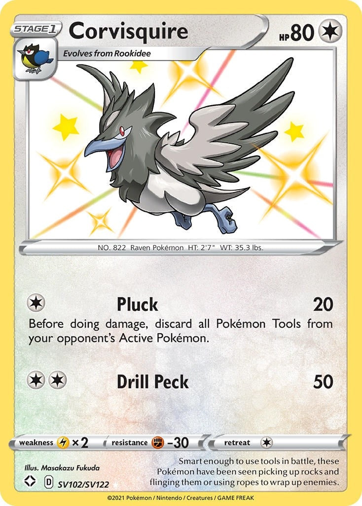 Image for Corvisquire (SV102/SV122) (SHFSV) - Pokemon