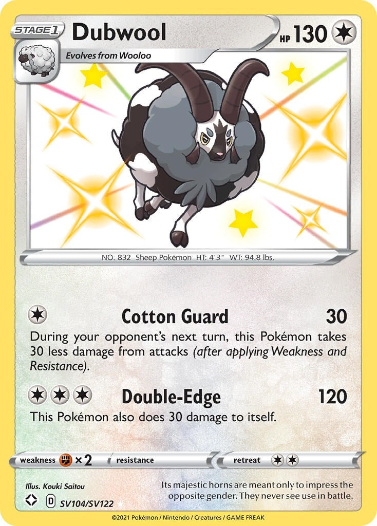 Image for Dubwool (SV104/SV122) (SHFSV) - Pokemon
