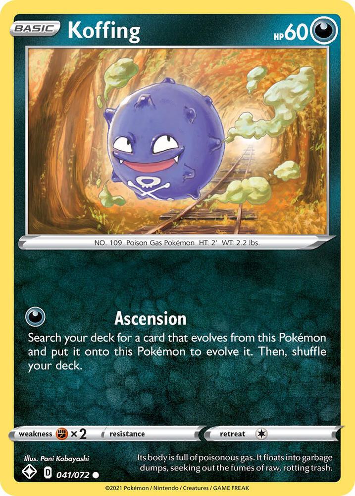 Image for Koffing (041/072) (SHF) - Pokemon