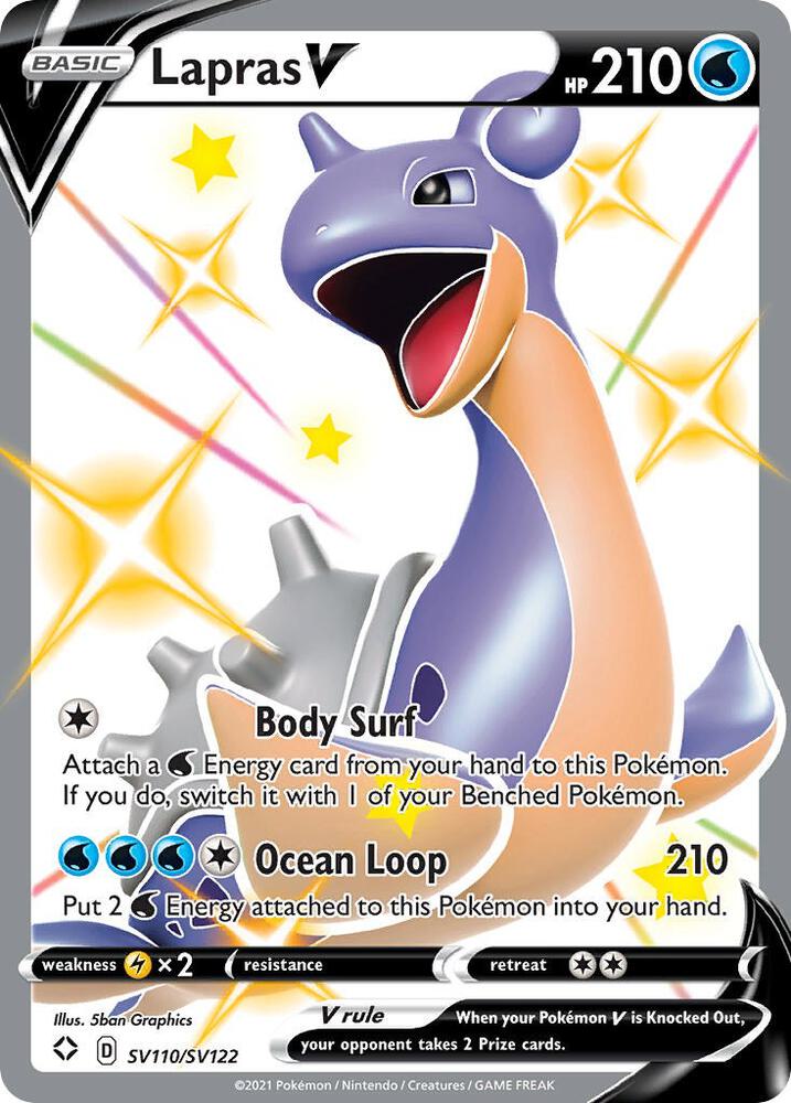 Image for Lapras V (SV110/SV122) (SHFSV) - Pokemon