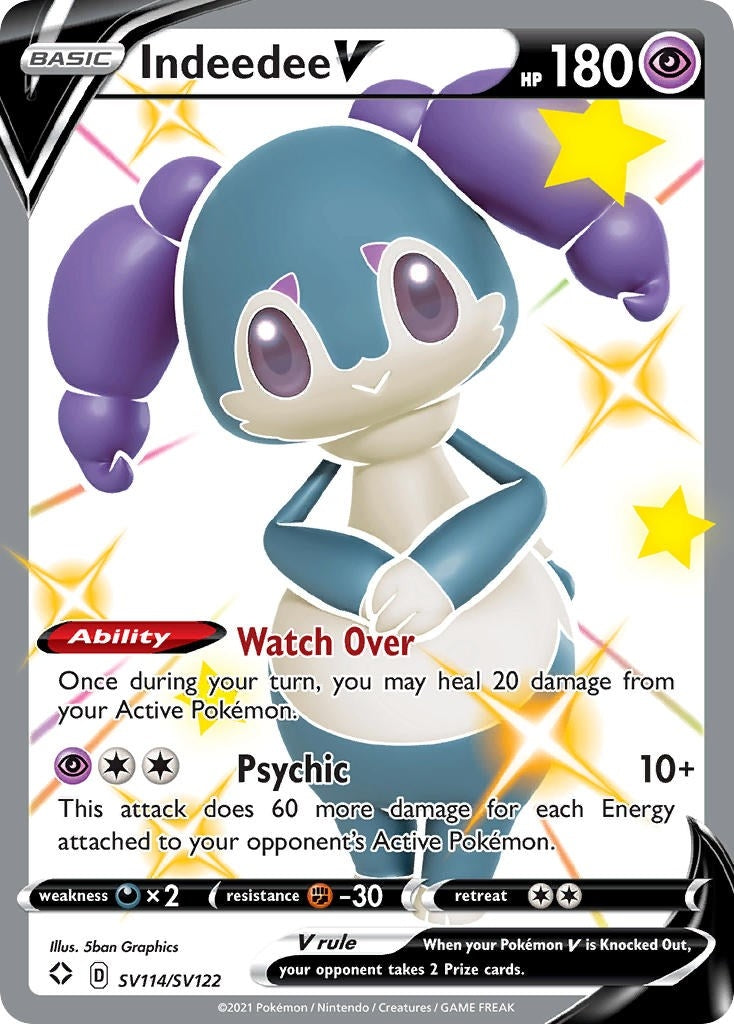 Image for Indeedee V (SV114/SV122) (SHFSV) - Pokemon