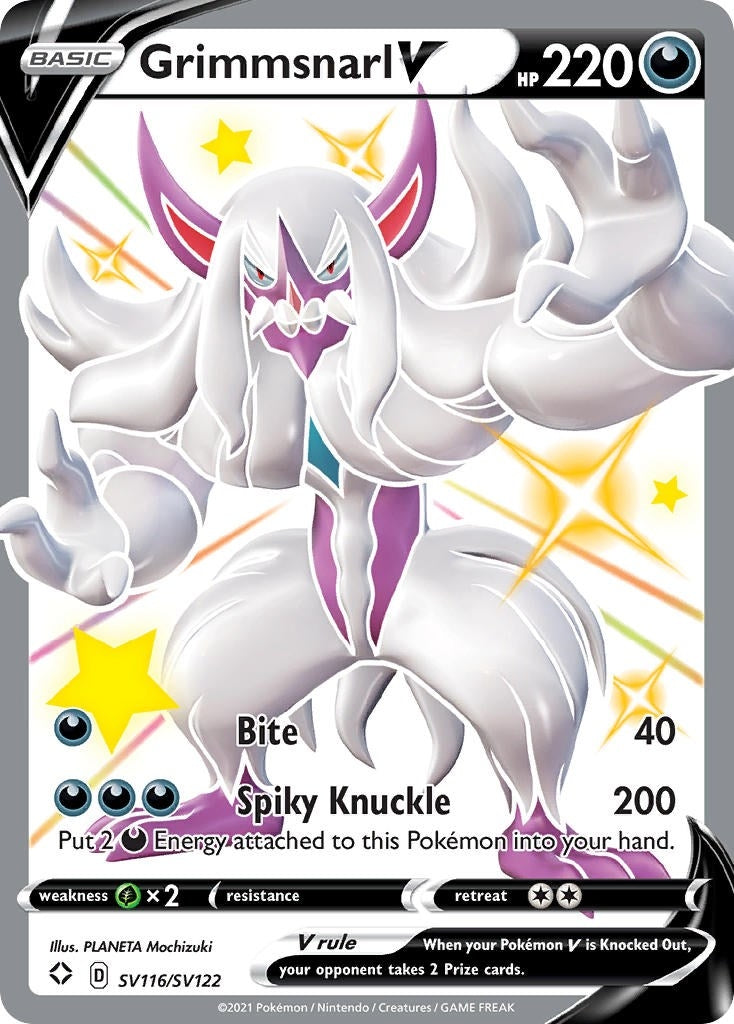 Image for Grimmsnarl V (SV116/SV122) (SHFSV) - Pokemon