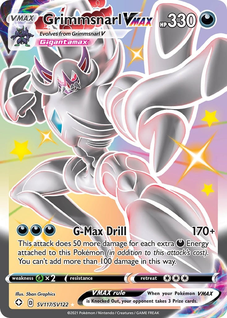 Image for Grimmsnarl VMAX (SV117/SV122) (SHFSV) - Pokemon