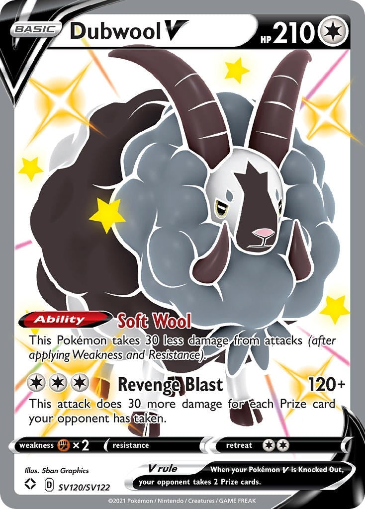 Image for Dubwool V (SV120/SV122) (SHFSV) - Pokemon