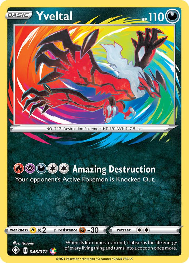 Image for Yveltal (046/072) (SHF) - Pokemon