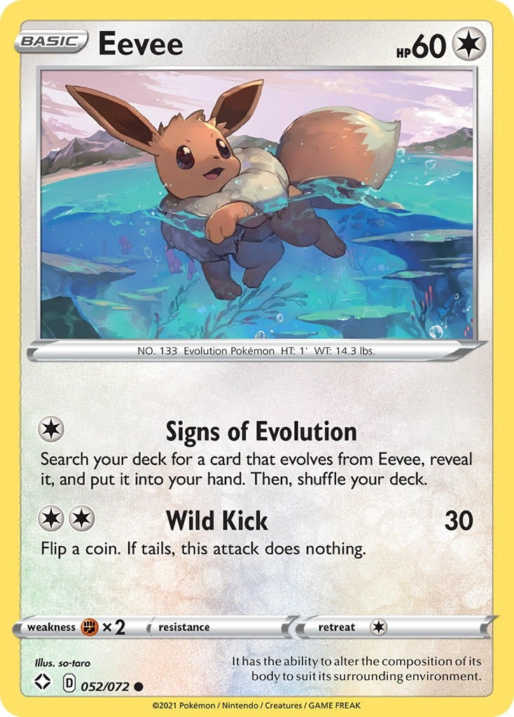 Image for Eevee (052/072) (SHF) - Pokemon