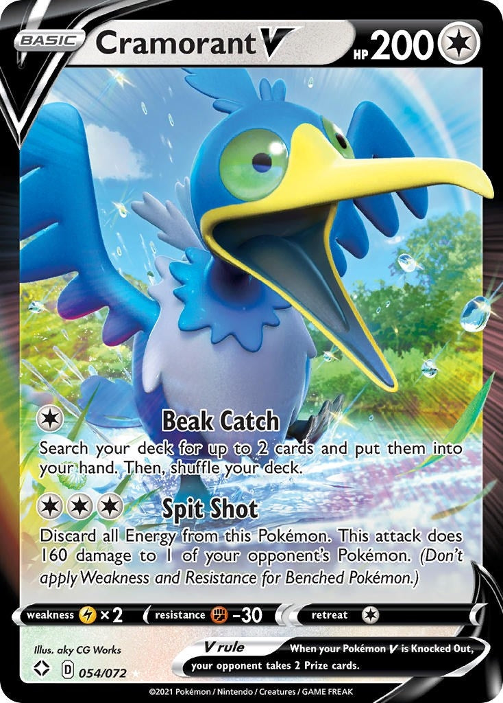 Image for Cramorant V (054/072) (SHF) - Pokemon
