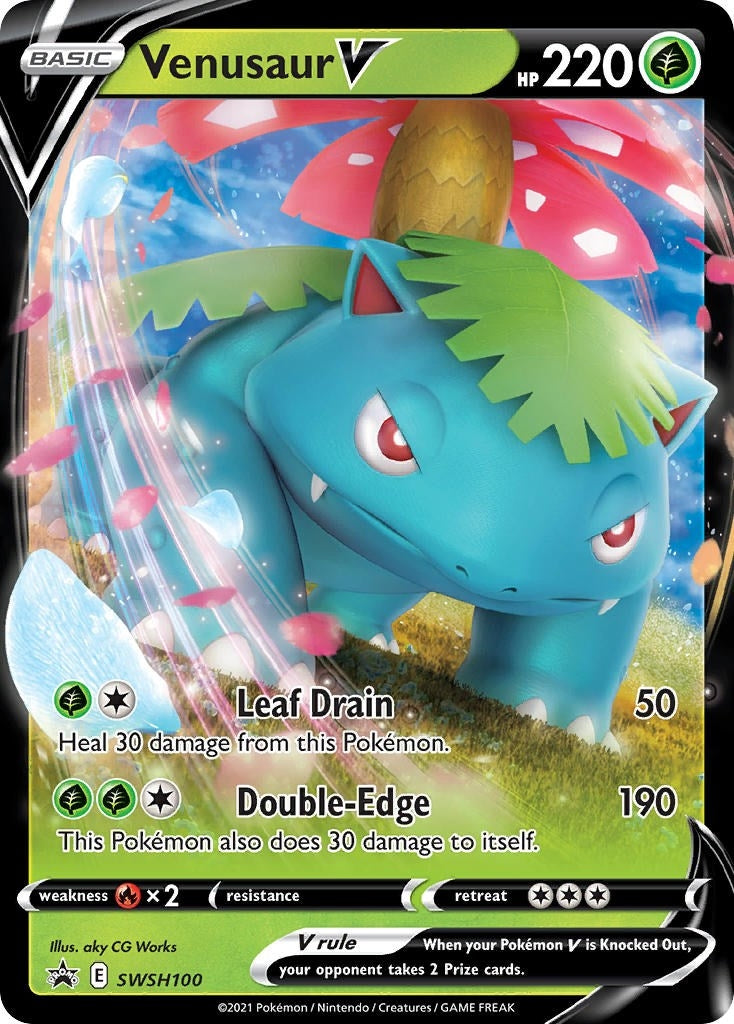 Image for Venusaur V - SWSH100 (SWSH100) (SWSD) - Pokemon