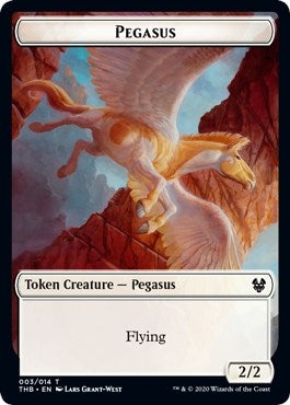 Image for Pegasus // Wall Double-Sided Token (Challenger 2021) (3 // 14) - Magic: The Gathering