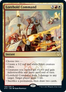 Image for Lorehold Command (199) (STX) - Magic: The Gathering