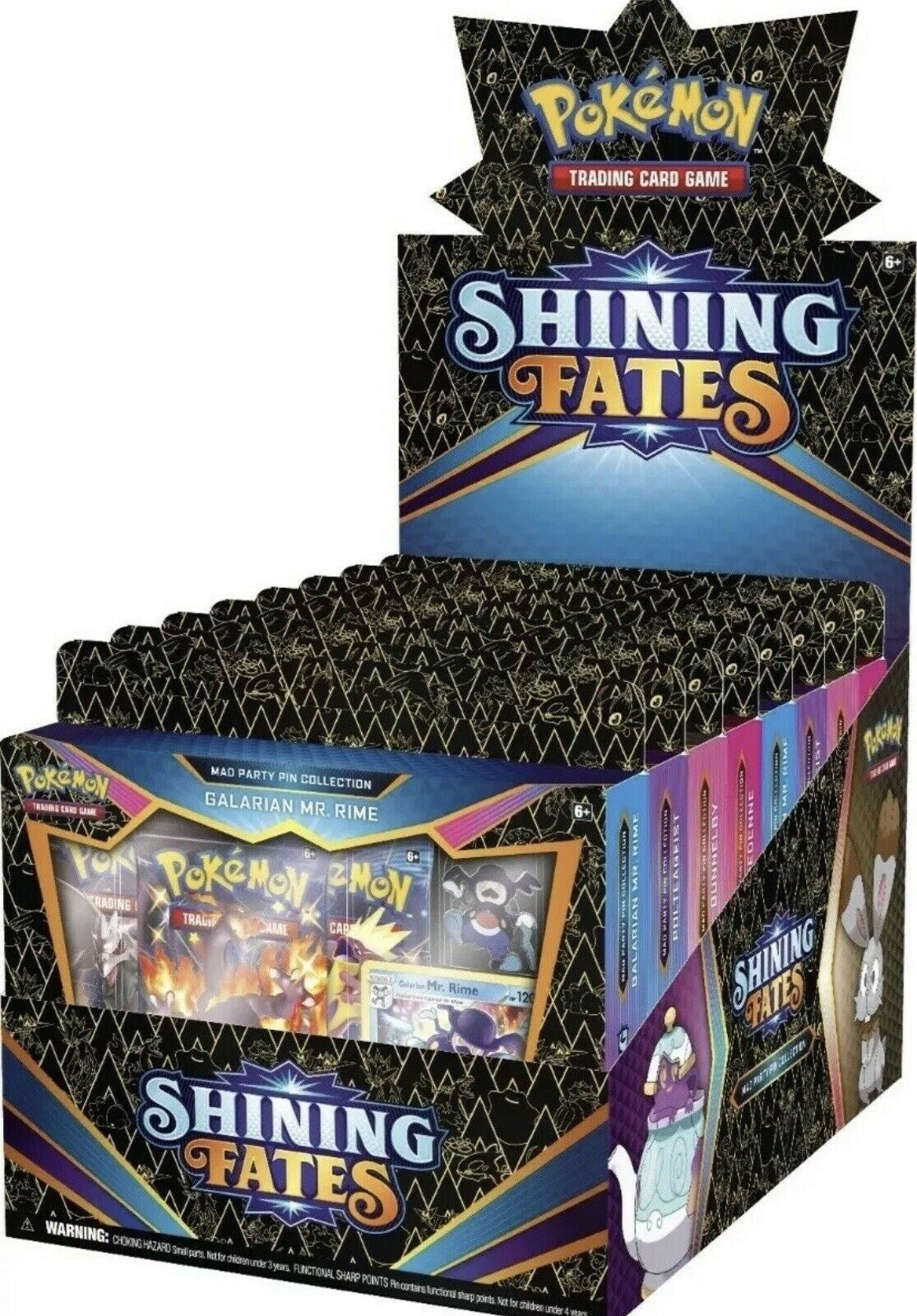 Image for Shining Fates Mad Party Pin Collection Display - Pokemon
