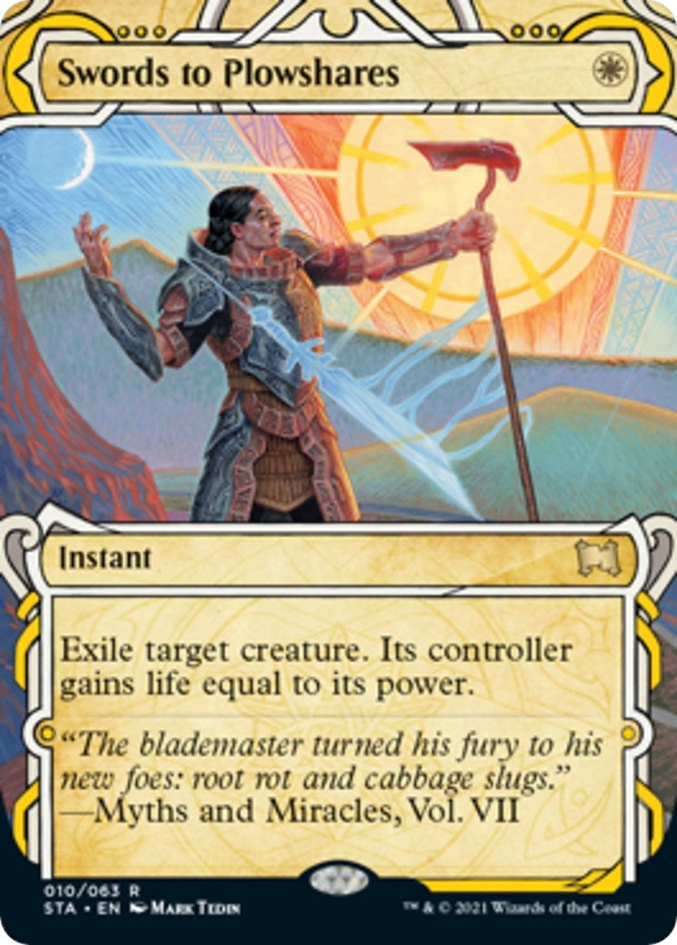 Image for Swords to Plowshares (10) (STA) - Magic: The Gathering