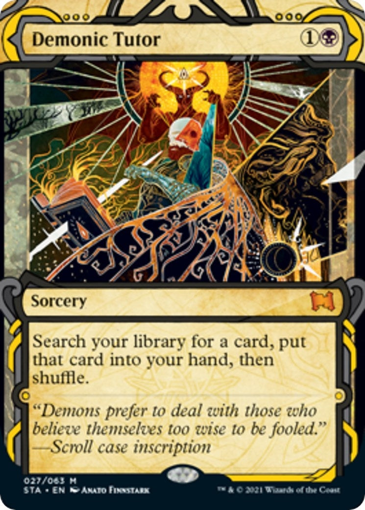 Image for Demonic Tutor (27) (STA) - Magic: The Gathering