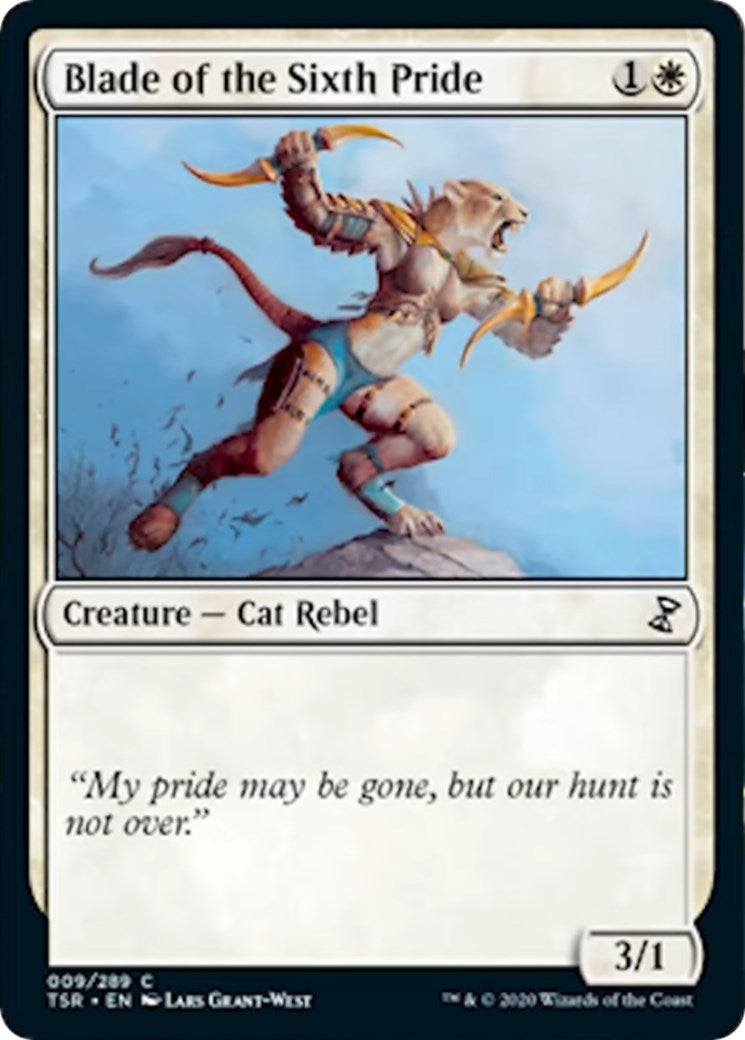 Image for Blade of the Sixth Pride (9) - Magic: The Gathering