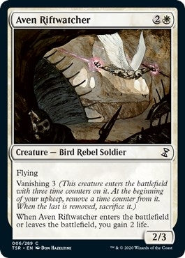 Image for Aven Riftwatcher (6) (TSR) - Magic: The Gathering