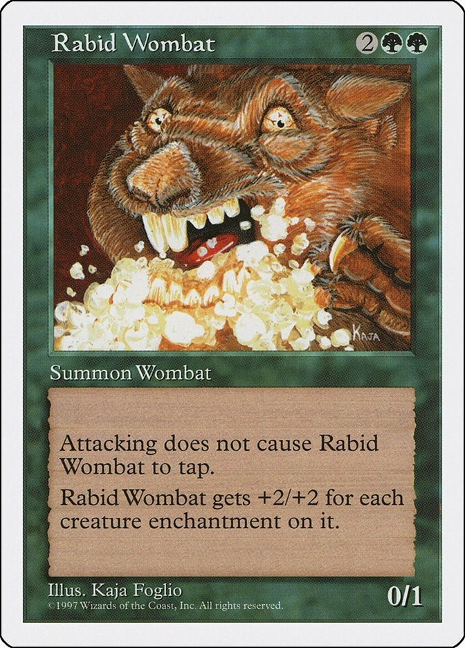 Image for Rabid Wombat - Magic: The Gathering