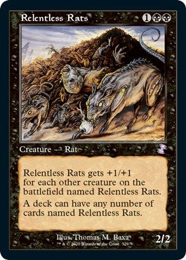 Image for Relentless Rats (329) (TSR) - Magic: The Gathering