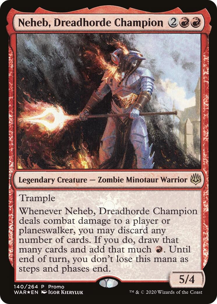 Image for Neheb, Dreadhorde Champion (140) - Magic: The Gathering