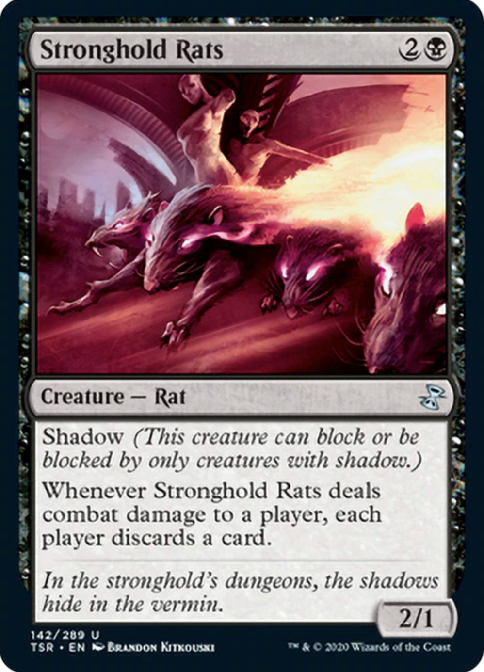 Image for Stronghold Rats (142) (TSR) - Magic: The Gathering