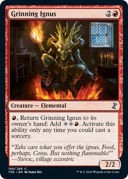 Image for Grinning Ignus (168) (TSR) - Magic: The Gathering