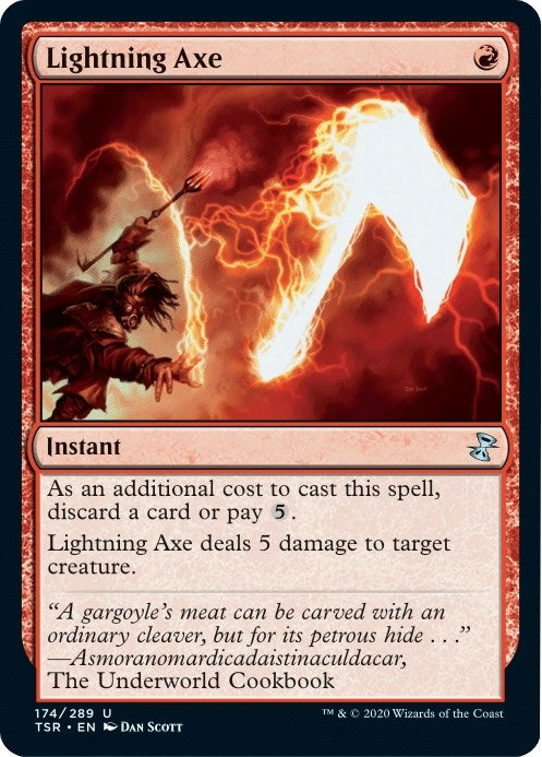 Image for Lightning Axe (174) (TSR) - Magic: The Gathering