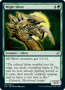 Image for Might Sliver (218) (TSR) - Magic: The Gathering