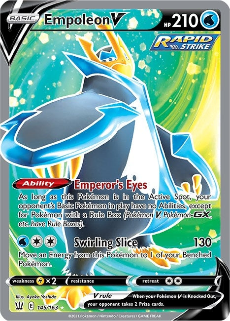 Image for Empoleon V (Full Art) (145/163) (SWSH05) - Pokemon