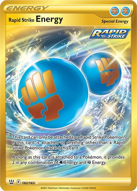 Image for Rapid Strike Energy (Secret) (182/163) (SWSH05) - Pokemon