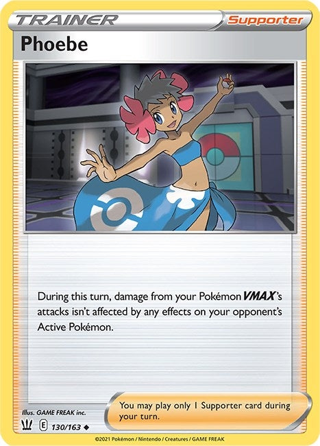 Image for Phoebe (130/163) (SWSH05) - Pokemon