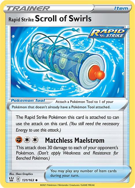 Rapid Strike Scroll of Swirls (131/163) (SWSH05)