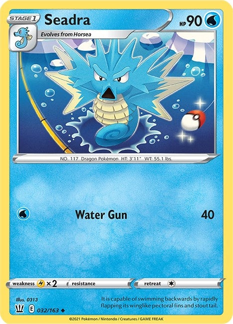 Image for Seadra (032/163) (SWSH05) - Pokemon