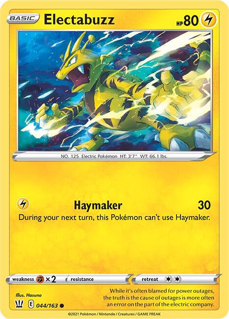 Image for Electabuzz (044/163) (SWSH05) - Pokemon