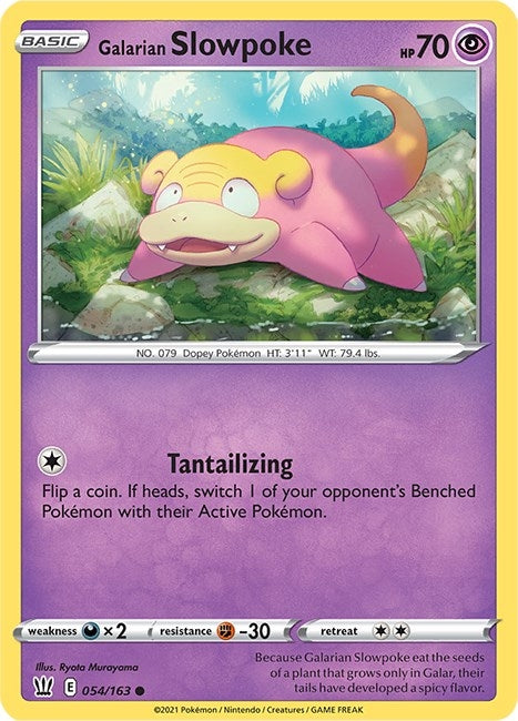 Image for Galarian Slowpoke (054/163) (SWSH05) - Pokemon