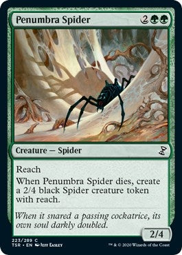 Image for Penumbra Spider (223) (TSR) - Magic: The Gathering