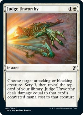 Image for Judge Unworthy (21) (TSR) - Magic: The Gathering