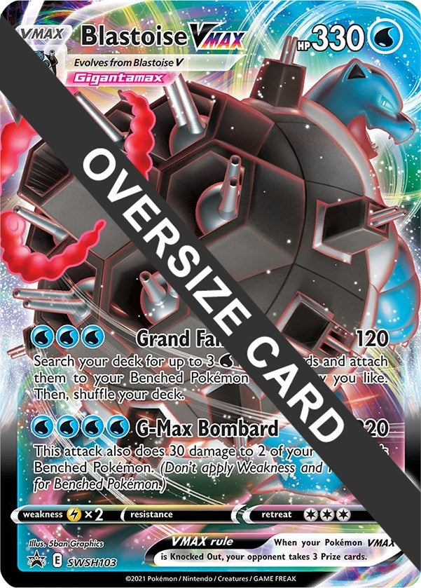Image for Blastoise VMAX - SWSH103 (SWSH103) (PR) - Pokemon