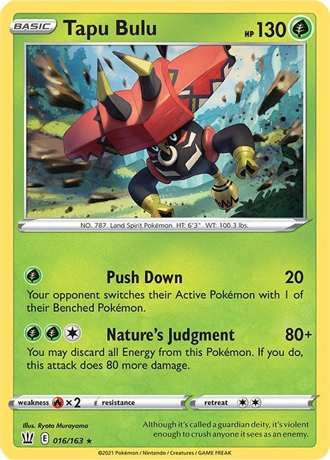 Image for Tapu Bulu (016/163) (PR) - Pokemon